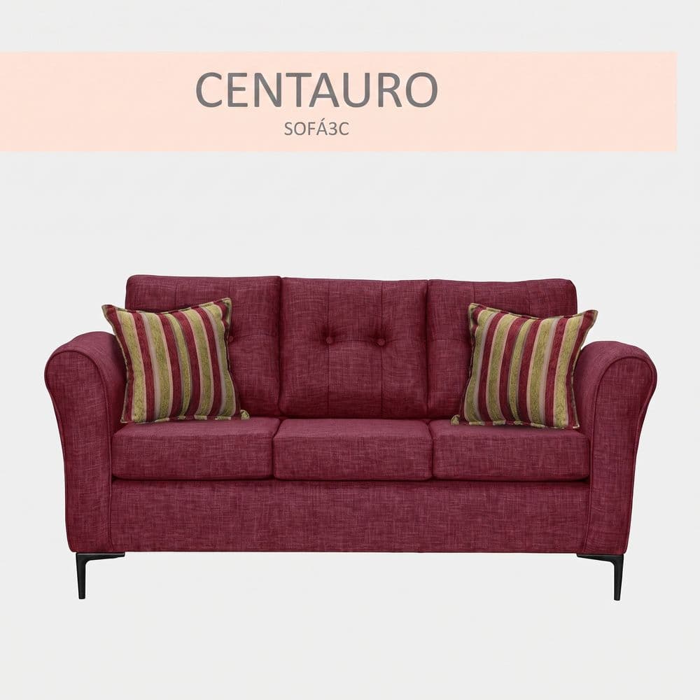 Centauro - Sofá de 3 Cuerpos