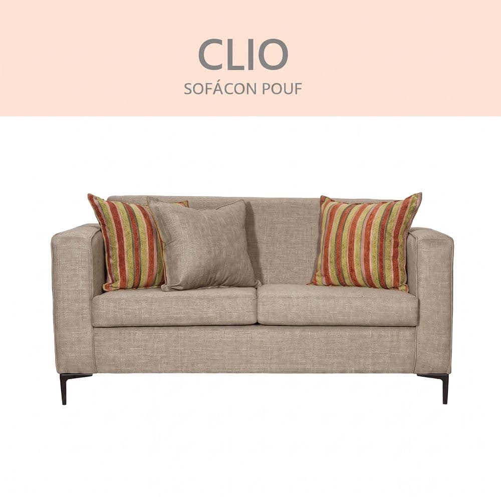 Clio - Sofá de 3 Cuerpos