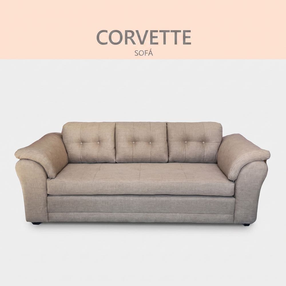 Corvette - Sofá de 3 Cuerpos