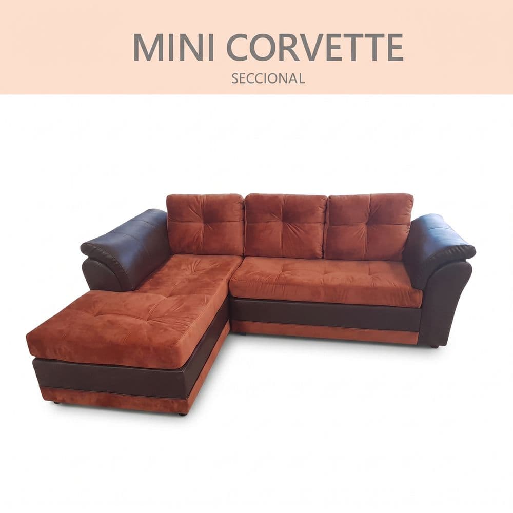 Mini Corvette - Sofá Seccional Esquinero
